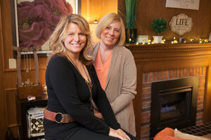 Angela Rahm and Dee Dee Delkamp were the driving forces behind Hopewell Healing Center and its warm, inviting office space. “We wanted it to be homey,” Rahm said.