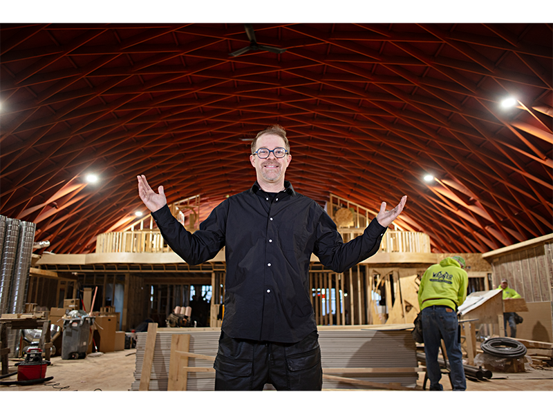 Atwood Music Hall owner Toffer Christensen, who also owns the neighboring Bur Oak event venue, envisioned a space to build culture and enrich the community.
