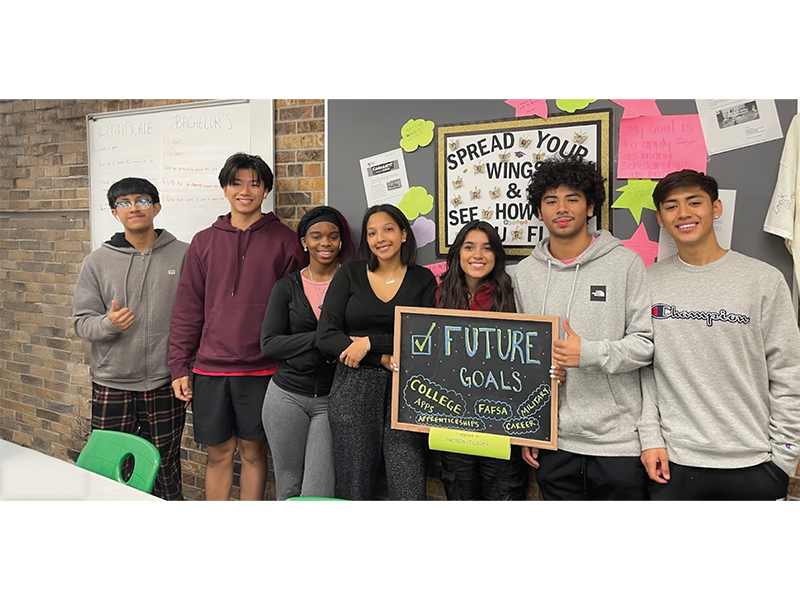 With their eyes on the future, students enrolled in the Boys & Girls Clubs of Dane County's AVID/TOPS program are goal oriented.