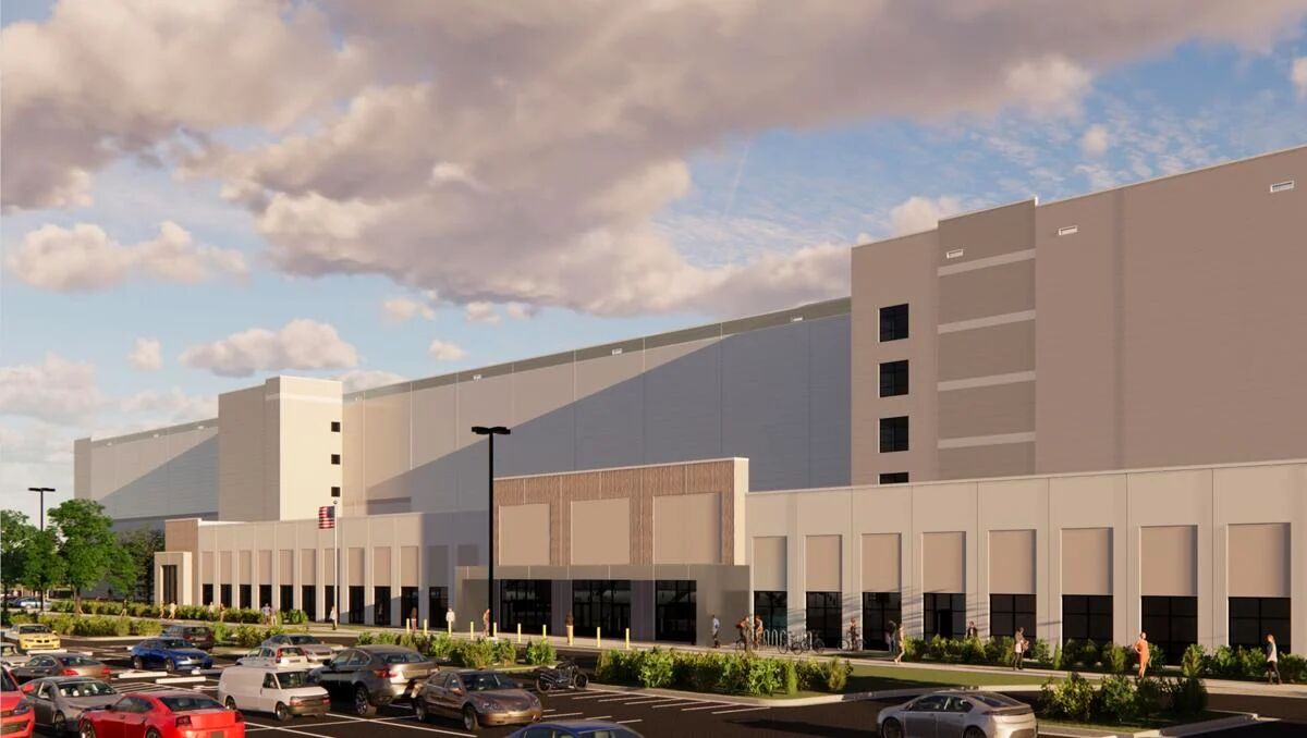 Rendering of Cottage Grove Amazon facility