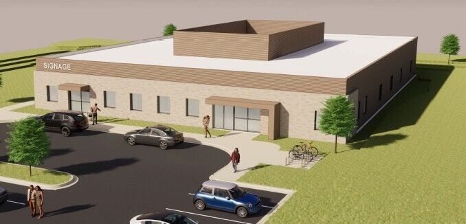 A rendering of the planned outpatient surgery center expected to open in the second quarter of 2026