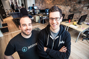 Drifty.com founders Max Lynch (left) and Ben Sperry are carving their niche. “We make simple software,” explains Sperry. ”There is no learning curve.”
