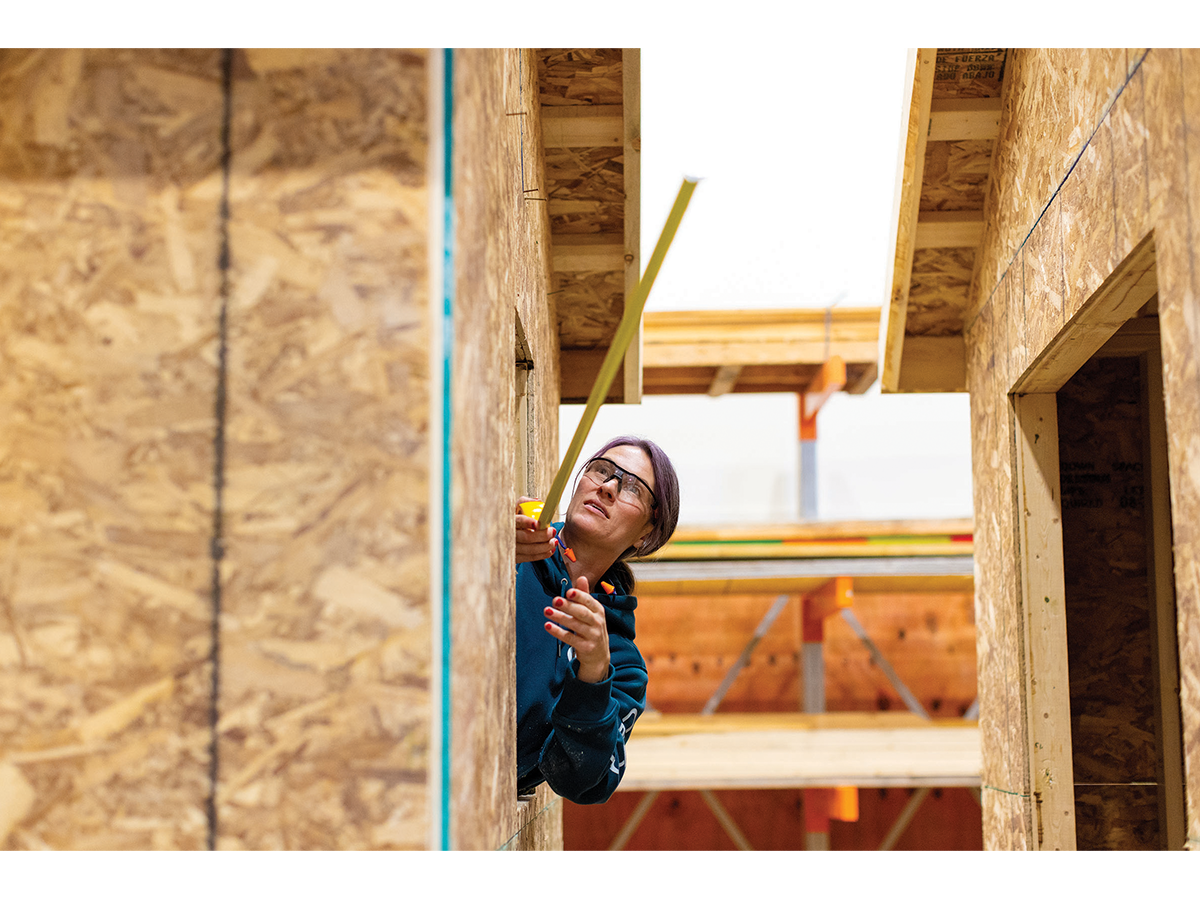 Madison-area restaurant owner Stephani Dalbesio is enrolled as a part-time student in Madison College's Construction & Remodeling program. She said the program is helping her to learn valuable skills and take her career in a new, inspiring direction.