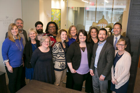Madison Community Foundation hosts an Open House and ribbon cutting at their office in Madison, Wisconsin on April 10, 2018. Beth Skogen Photography - www.bethskogen.com