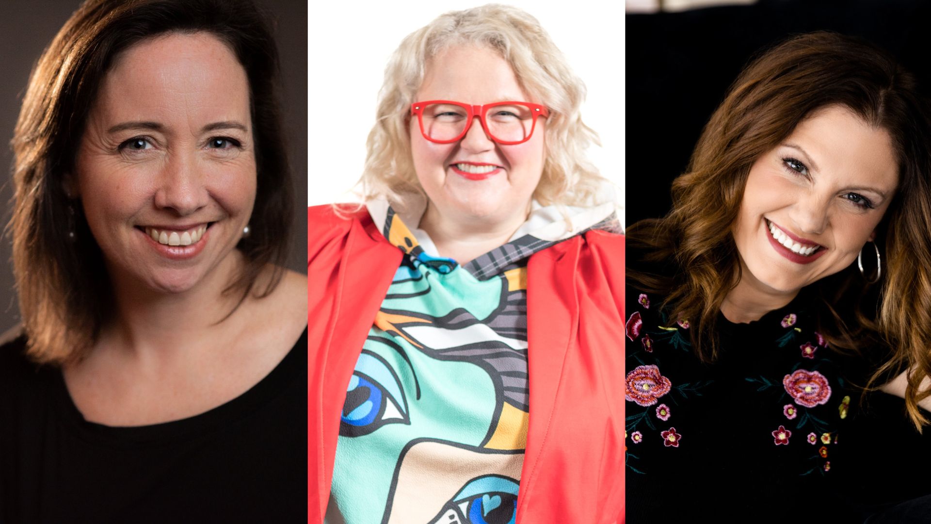 From left, Madeleine (Maddy) Niebauer, Ashley Quinto Powell, and Rachel Neill are all business executives and mothers who established new models designed for working parents and others seeking flexible schedules.