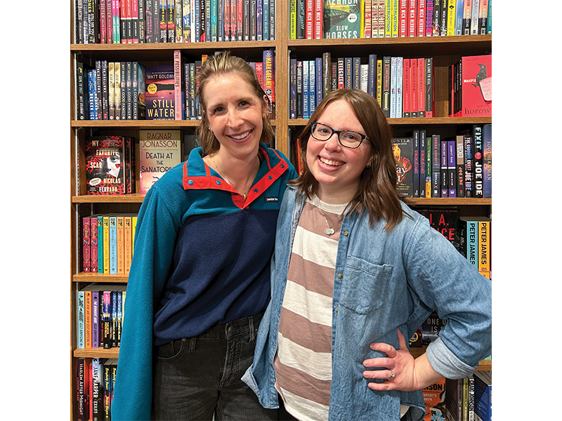 Mystery to Me employees turned co-owners Hannah Davidson (left) and Hilary Burg officially took over the store in early January.