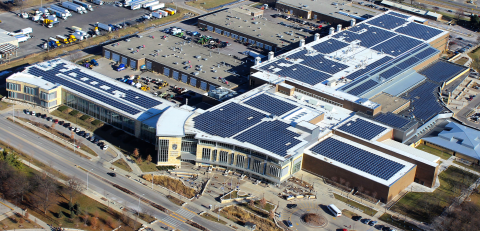 State’s largest rooftop solar installation goes online