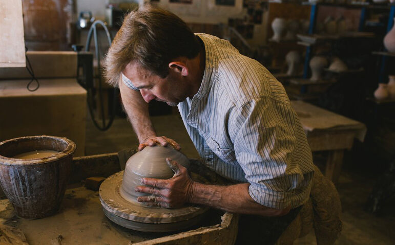 Mark Skudlarek, of Cambridge Wood-fired Pottery, will be hard at work in his studio demonstrating his craft during the Clay Collective’s Spring Pottery Tour April 30–May 1.
