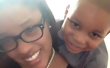 Felicia Jones and her son, Khalil.