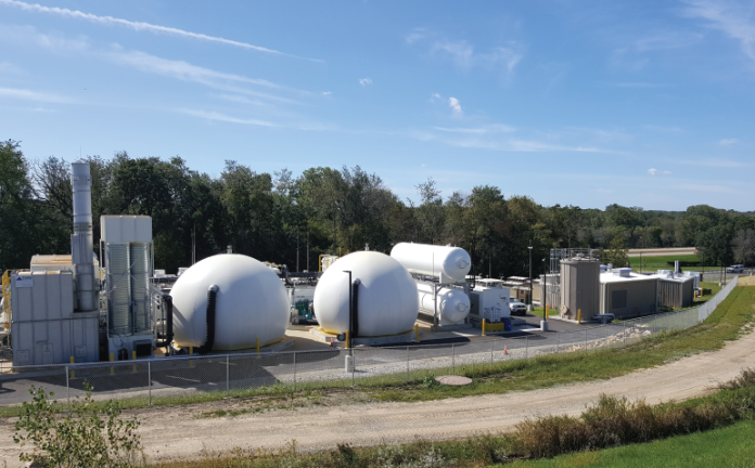 Dane County’s biogas facility is among the new technologies that give farmers better ways manage their farms while preventing phosphorus from getting into local lakes and streams. (Photo provided by Daniels Construction)