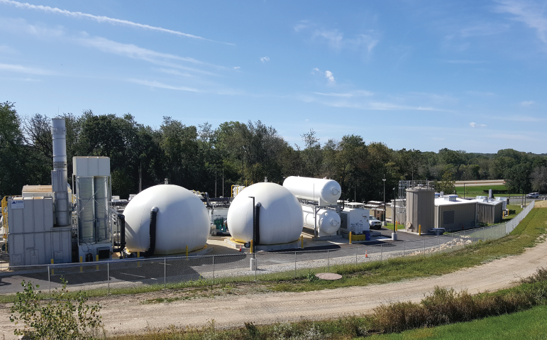 Dane County’s biogas facility is among the new technologies that give farmers better ways manage their farms while preventing phosphorus from getting into local lakes and streams. (Photo provided by Daniels Construction)