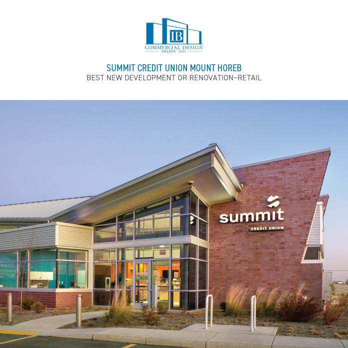 2021 CDA Best New Development or Renovation–Retail: Summit Credit Union Mount Horeb