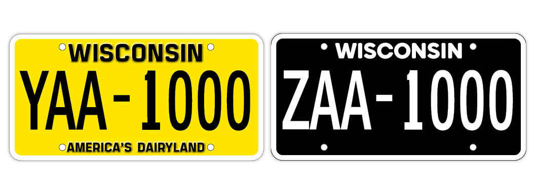 Wisconsin License Plates