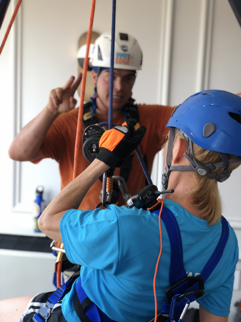 Fundraisers Go Over the Edge