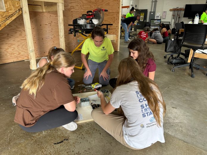 AGC's free, week-long camp is designed for middle-school-aged girls and focused on the exploration of the construction trades, architecture and engineering through hands-on experiences and field trips.
