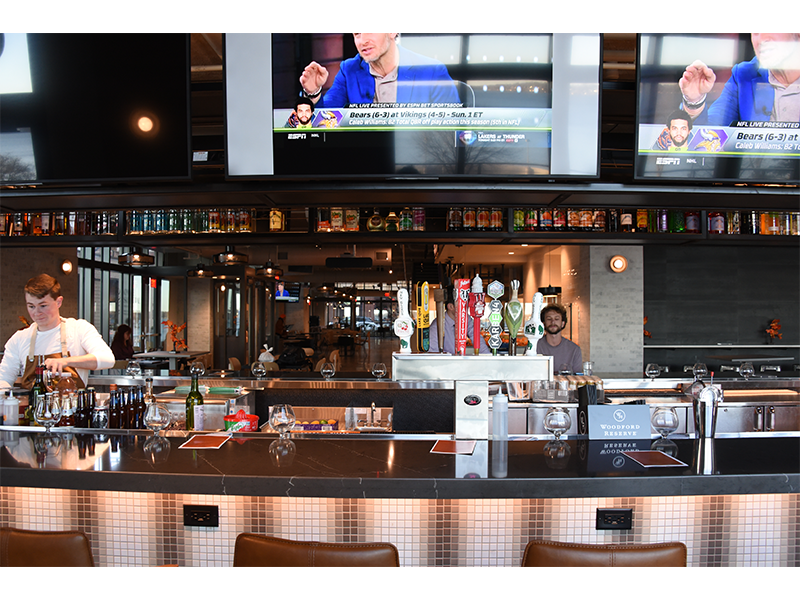 One Social Food Hall has a 160-seat bar.