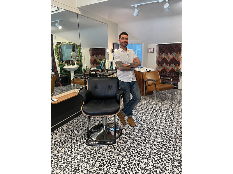 Brad James started his hair salon, Corpus, with 12 years of experience and the dream of creating a business that was all his own.