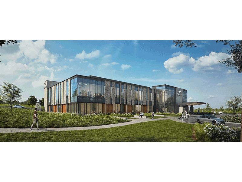 A rendering of SSM Health's outpatient center in Verona, which will be the first phase of a medical campus near highways 151 and 69.