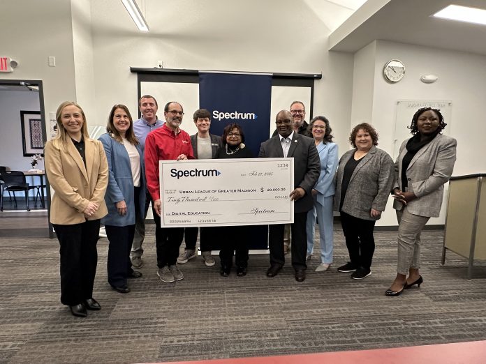 The Urban League of Greater Madison received a $20,000 Spectrum Digital Education grant for its Tech Empowerment and Digital Literacy for Economic Growth projects.