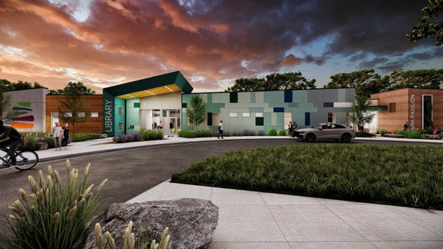 The planned Imagination Center at Reindahl Park