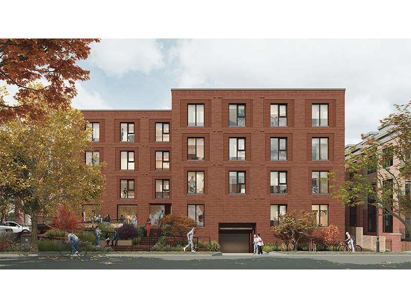 Neutral's Main Street project, pictured in a rendering, uses mass timber for its structural strength and environmental benefits.