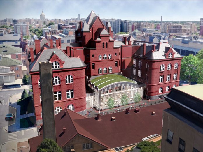 Renovation plans for UW-Madison's Science Hall include the construction of a rear atrium providing a lounge and study space.