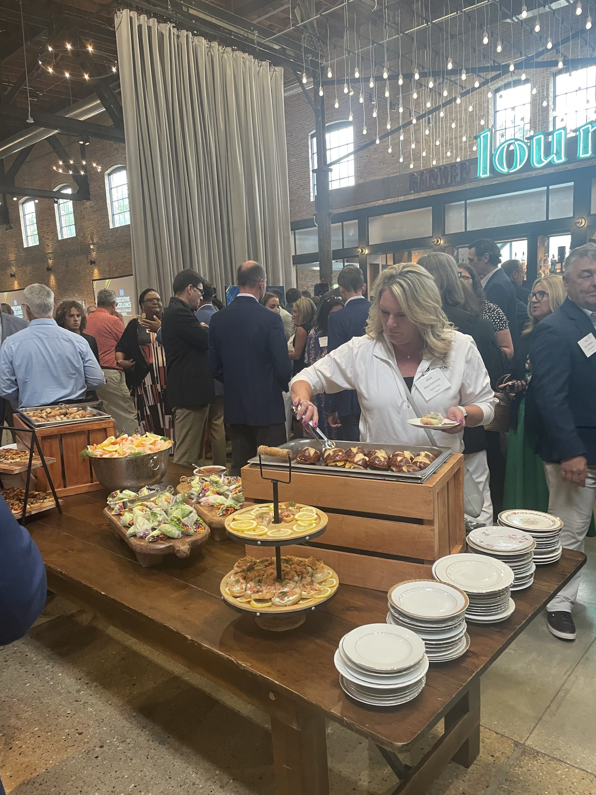 A sold-out crowd gathered at Garver Feed Mill for food, drinks and to celebrate finance and technology leaders from Greater Madison.