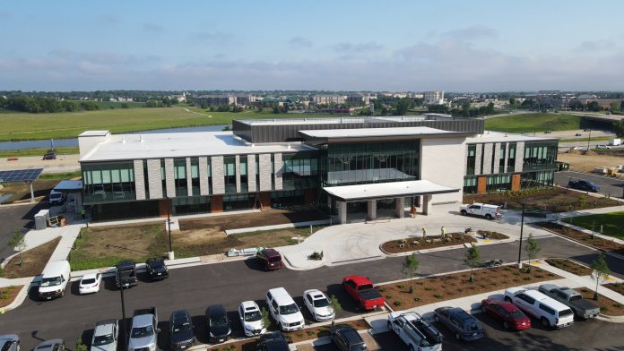 The SSM Health Sun Prairie Outpatient Center will include a number of sustainable design features across the facility and parking areas.