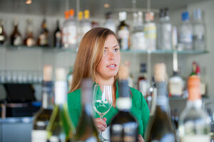Caitlin Suemnicht says her personal favorites are wines from the Loire Valley in France. “French wines are more restrained and elegant,” she says, “while California wines are more fruit-driven.”