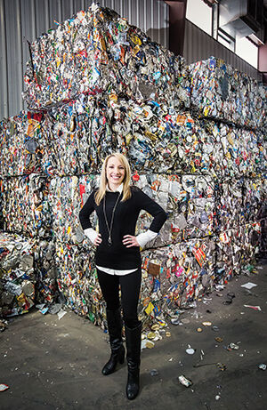 Danielle Pellitteri says a couple of trends have been emerging in the waste collection and recycling industry: The public is more diligent about keeping things out of the landfills, and municipalities are moving more toward automatic cart collection, which makes recycling efforts more efficient overall.