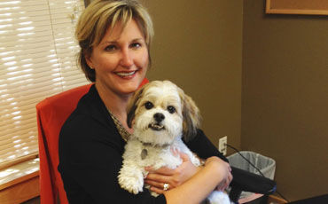 “He just integrated right into our family. I guess I was looking at the negative side to pet ownership before he came into our family, and now it’s all positive.” – Red Shoes PR's Lisa Cruz, on her dog, Patches