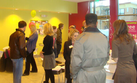 Menchies Ribbon Cutting