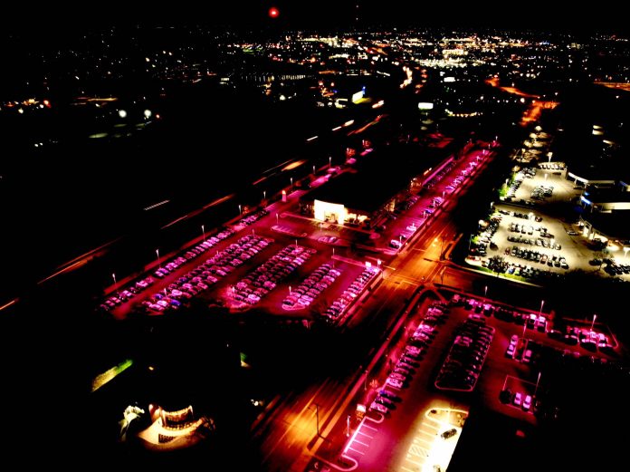 Shining light on breast cancer awareness