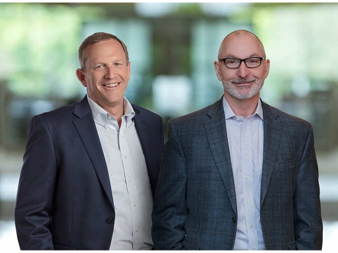 In May 2026, Dave Seiler (left) will succeed Corey Chambas (right) as CEO of First Business Financial Services Inc.
