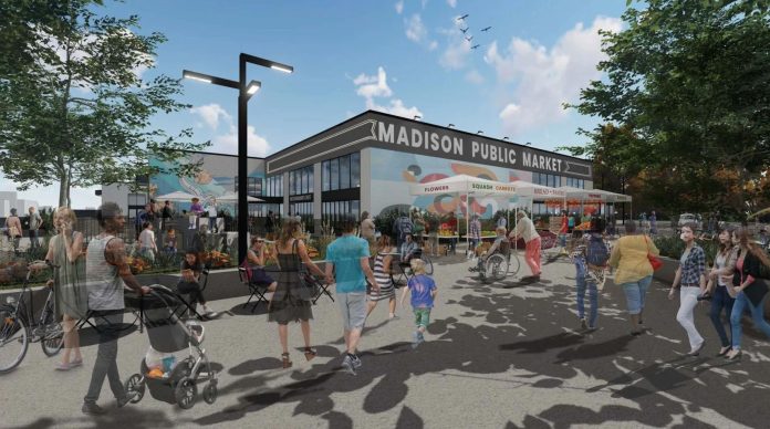 The Madison Public Market, originally set to open in July, is now expected to open in late fall.