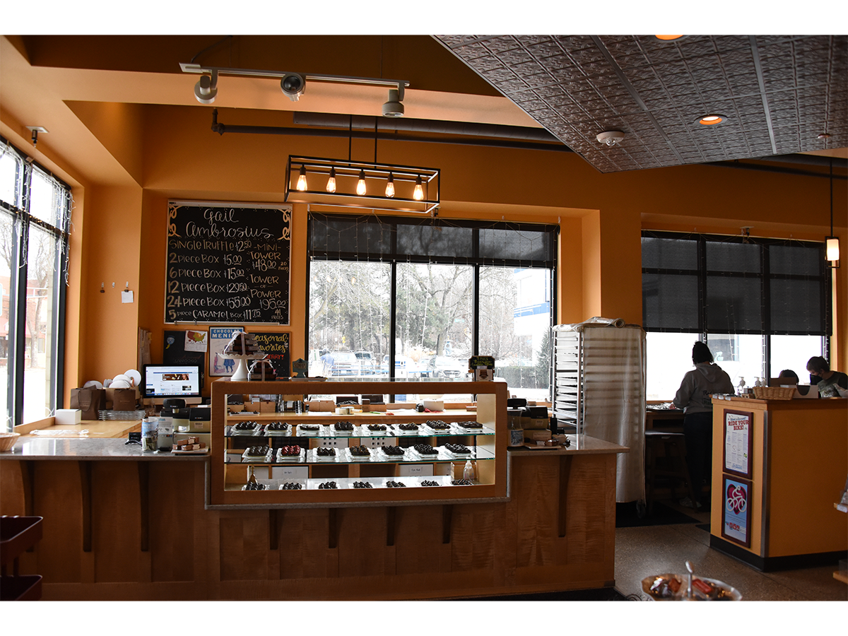 Gail Ambrosius Chocolatier's storefront is located in Madison’s Atwood neighborhood.
