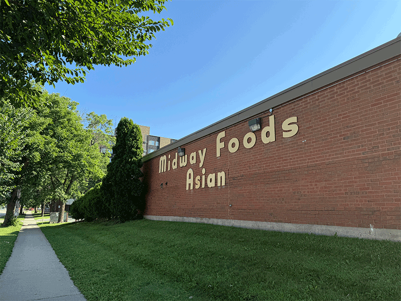 The exterior of Asian Midway Foods, 301 S. Park St., on Wednesday.