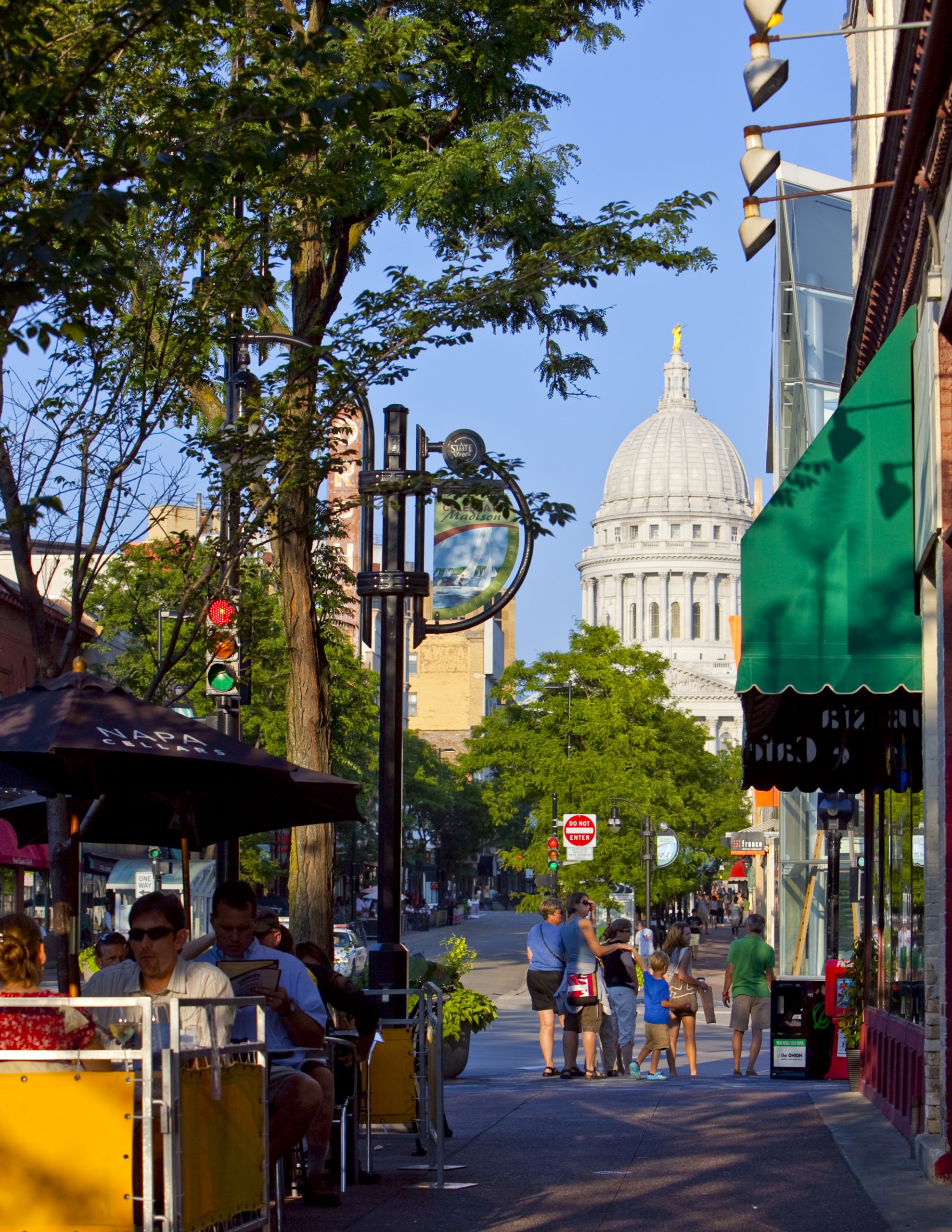 A summer day on State Street before the pandemic. Photo by Brent Nicastro