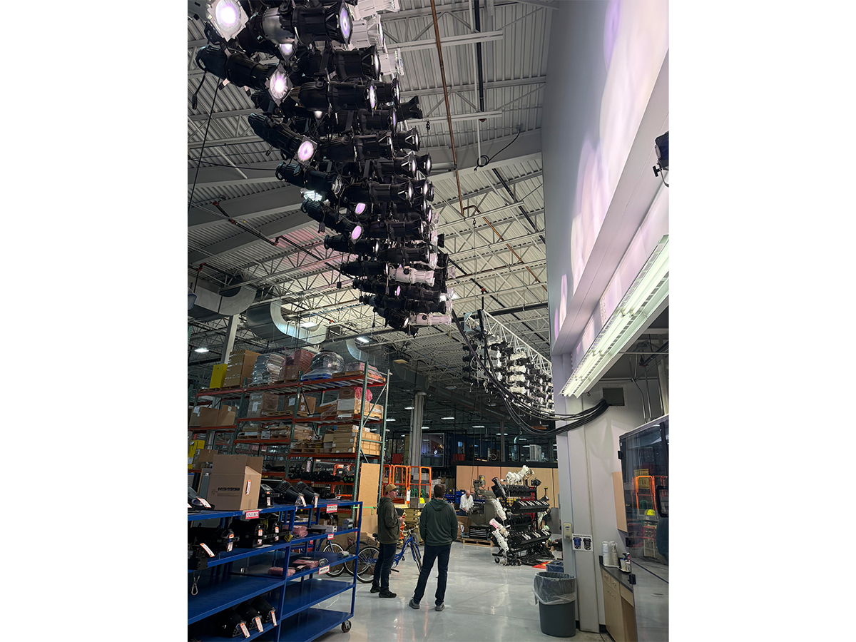 Taking inventory: Employees at ETC's manufacturing facility make and store system components.