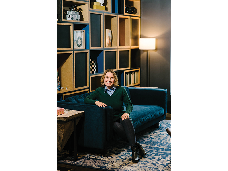 Anne Michels, above, founded Green Pastures Living as a way to build housing that keeps seniors in the small towns they’ve always called home.