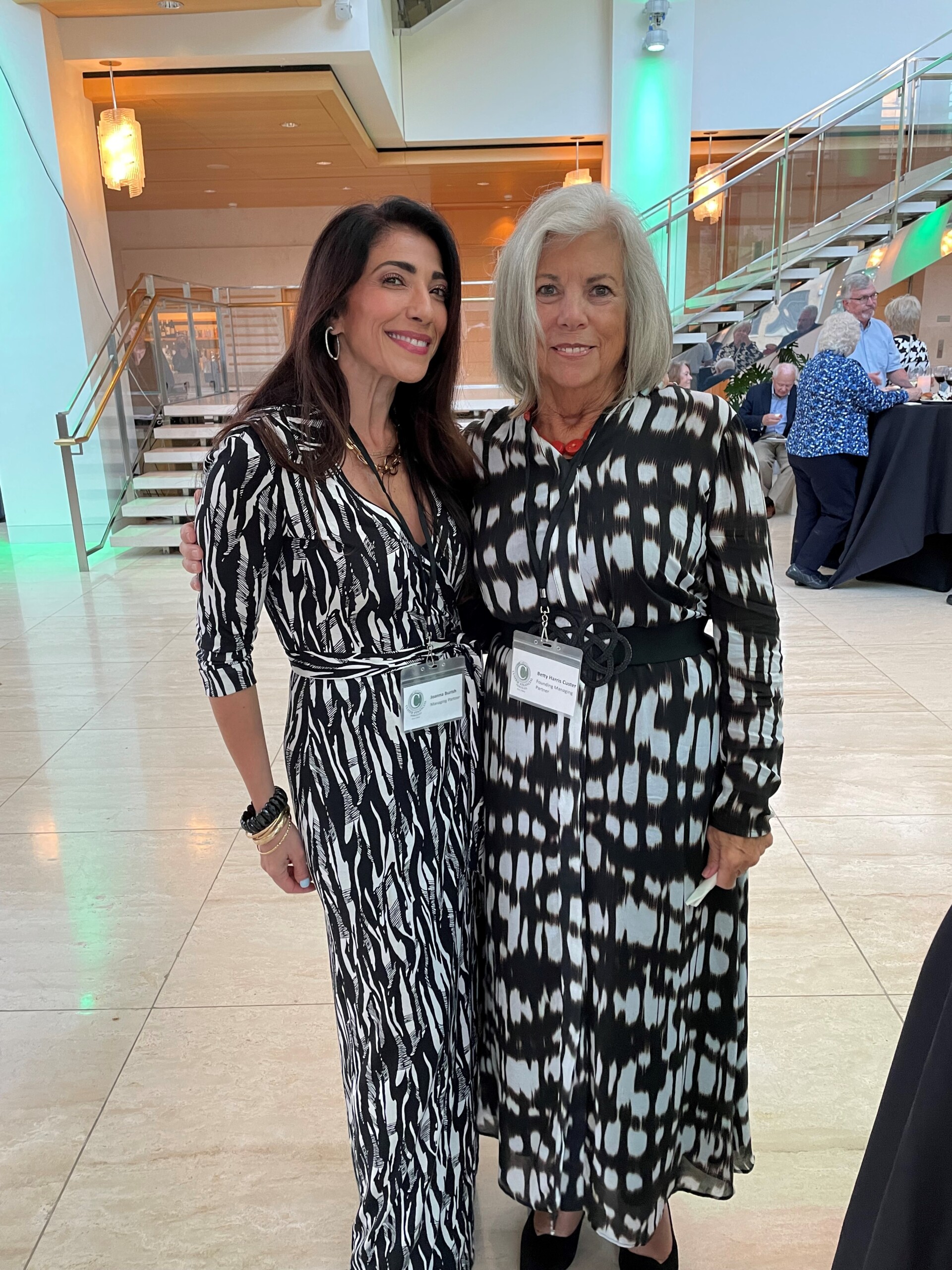 Betty Harris Custer, right, began talks about taking over Custer Financial Services with Madison businesswoman Joanna Burish several years ago.