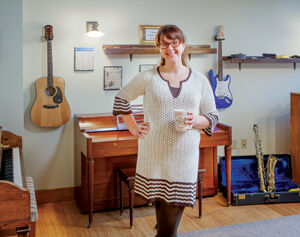 Marta Hansen, The Piano Gal, offers sheet music, gifts, and used instruments on consignment.