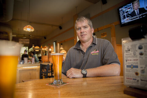 Mark Knoebl says he doesn’t get caught up in marketing trends like low- or no-calorie beers. “If you want fewer calories, drink less.”