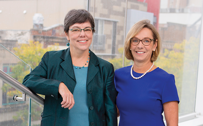 Deborah Gilpin, left, is one of the 2018 Women of Industry award winners.