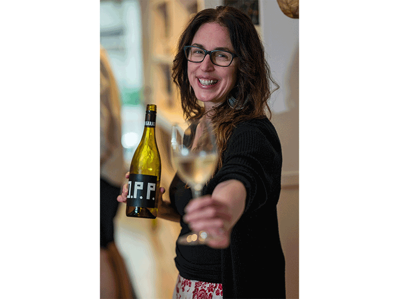 Sommelier MJ Hecox is the owner of GlouGlou, a wine bar at 11 N. Allen St., which shares its space with Cafe Domestique.