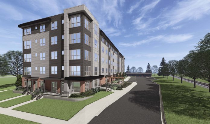 The Conway at Huxley Yards, a five-story development, will bring 50 residential units by late 2026.