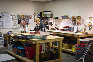 “Many modern men have never owned clothing made specifically for them,” said Regina Davan, above, in her Packers Avenue workspace.