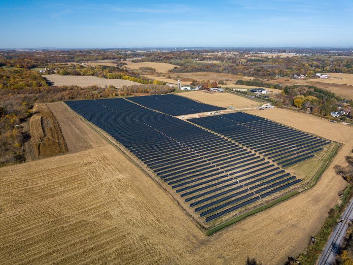 MGE’s Strix Solar array in Fitchburg.