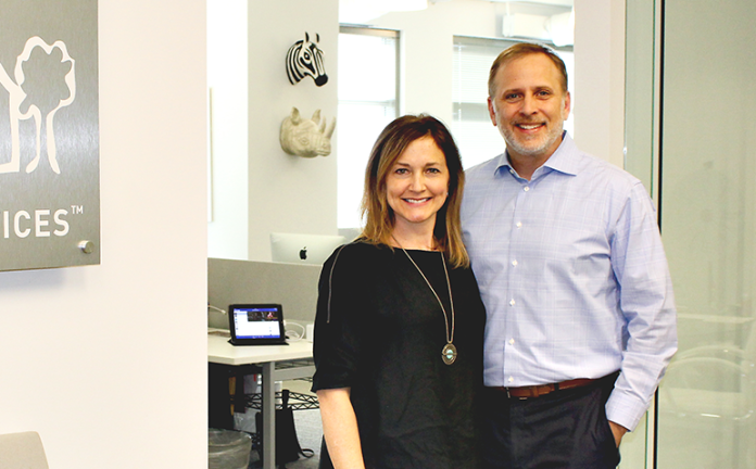 Welcomemat Services CEO Brian Mattingly and Vice President of Operations Michelle Mattingly.