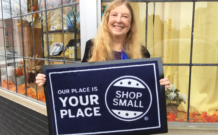 Carol “Orange” Schroeder encourages Madison-area consumers to Shop Small for Small Business Saturday on Nov. 25.